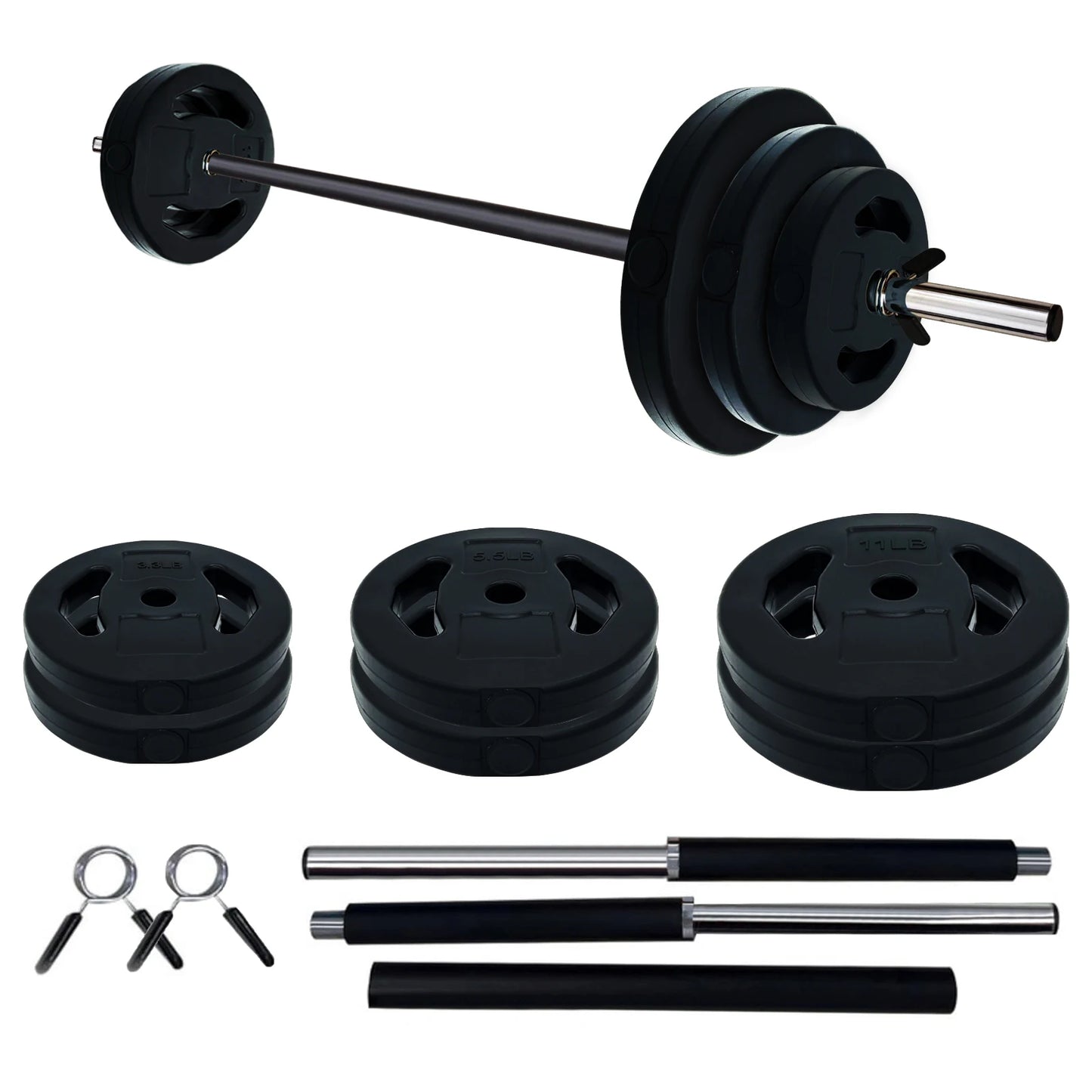 Twister.CK Adjustable Barbell Set 40lb 20kg Home Gym
