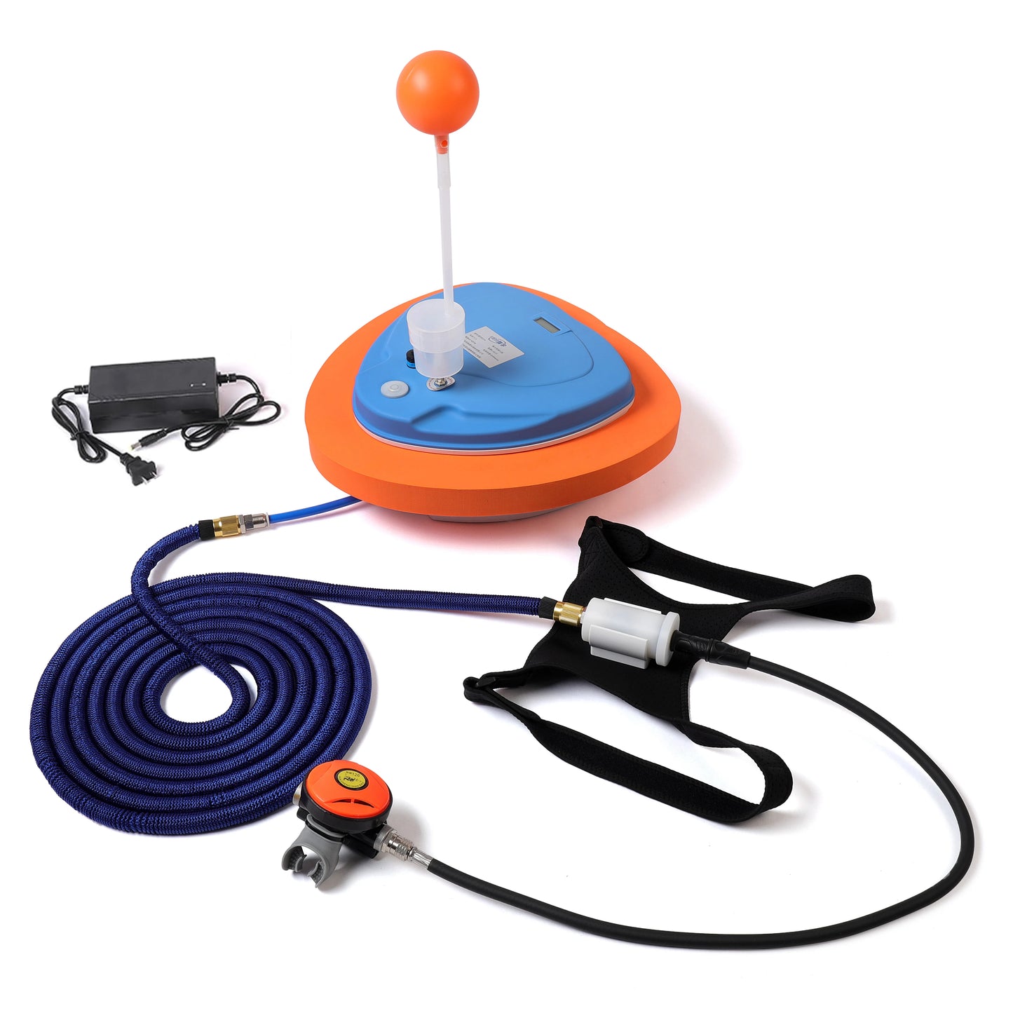 TUDIVING Scuba Diving Ventilator Portable Waterproof Rechargeable Regulator Gear