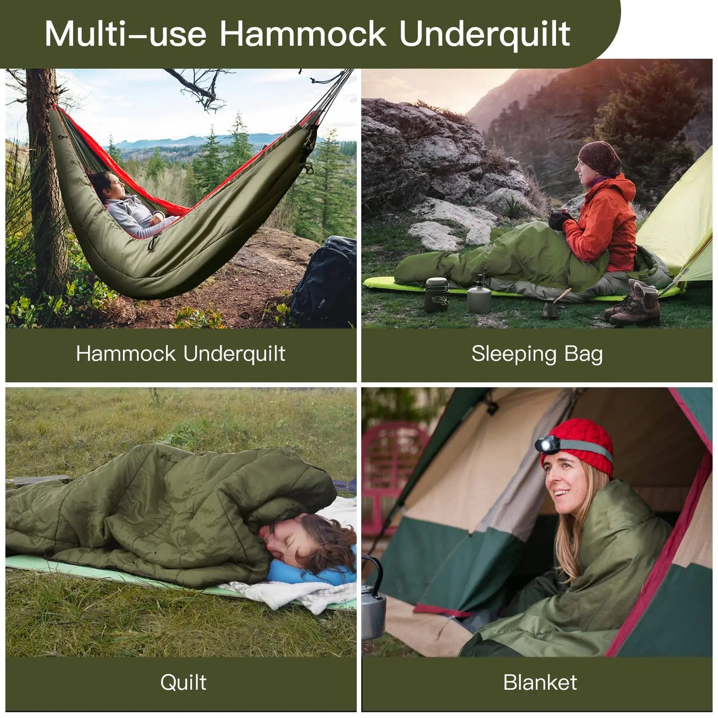 Night Cat Hammock Underquilts Sleeping Bag Insulated 4 Seasons Lightweight Warm Outdoor Gear