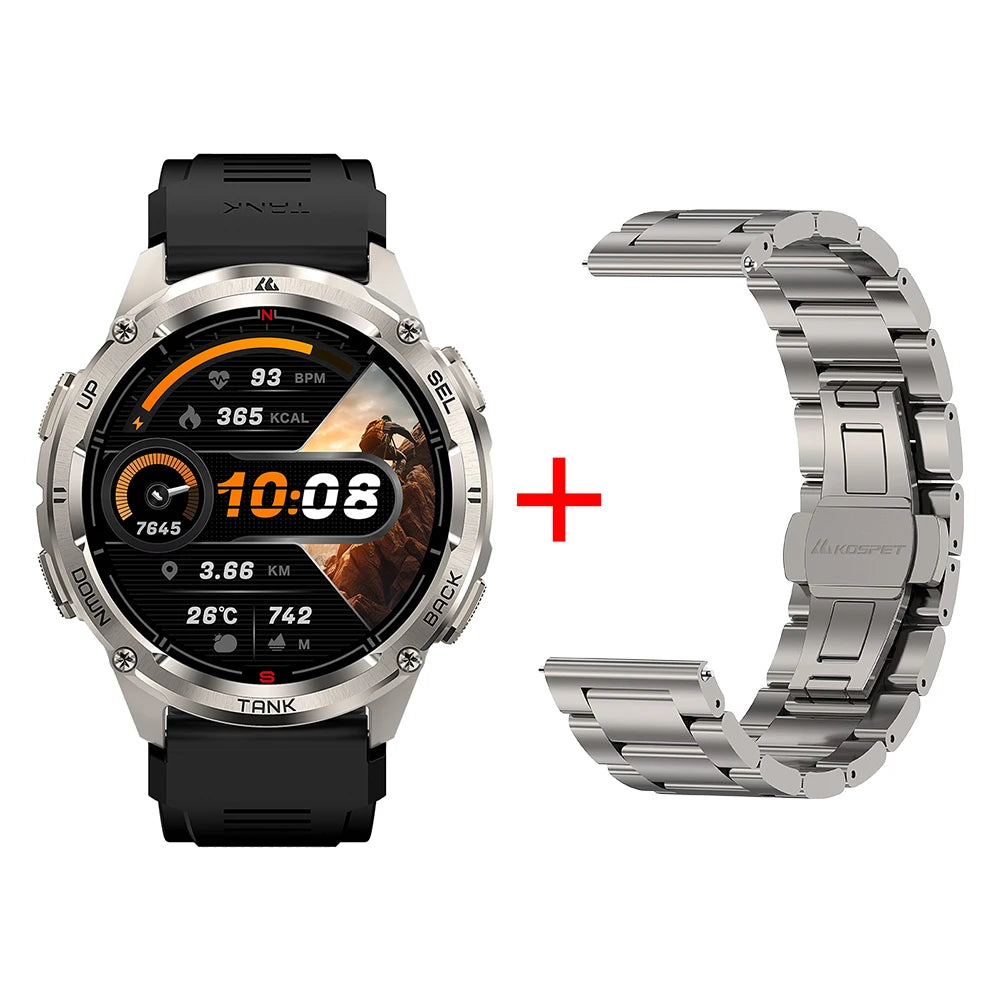 KOSPET Tank T3 Ultra 2 GPS Smartwatch With Altimeter