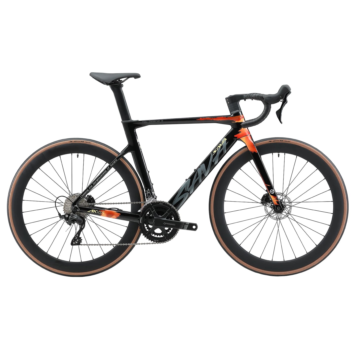 SAVA AK105 Carbon Fiber Road Bike Adult Racing 700C UCI Proven Complete Bike Carbon Fiber Frame With 105 R7120 24 Speed Groups