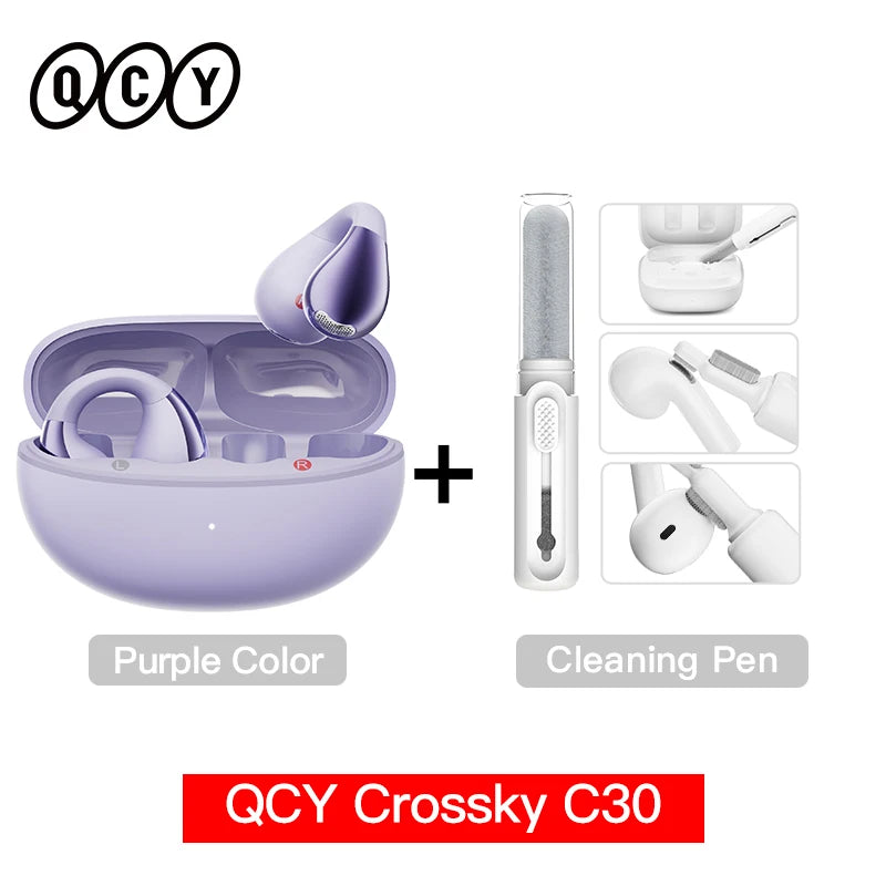 QCY Crossky C30 Ear Clip Bluetooth Wireless Earbuds