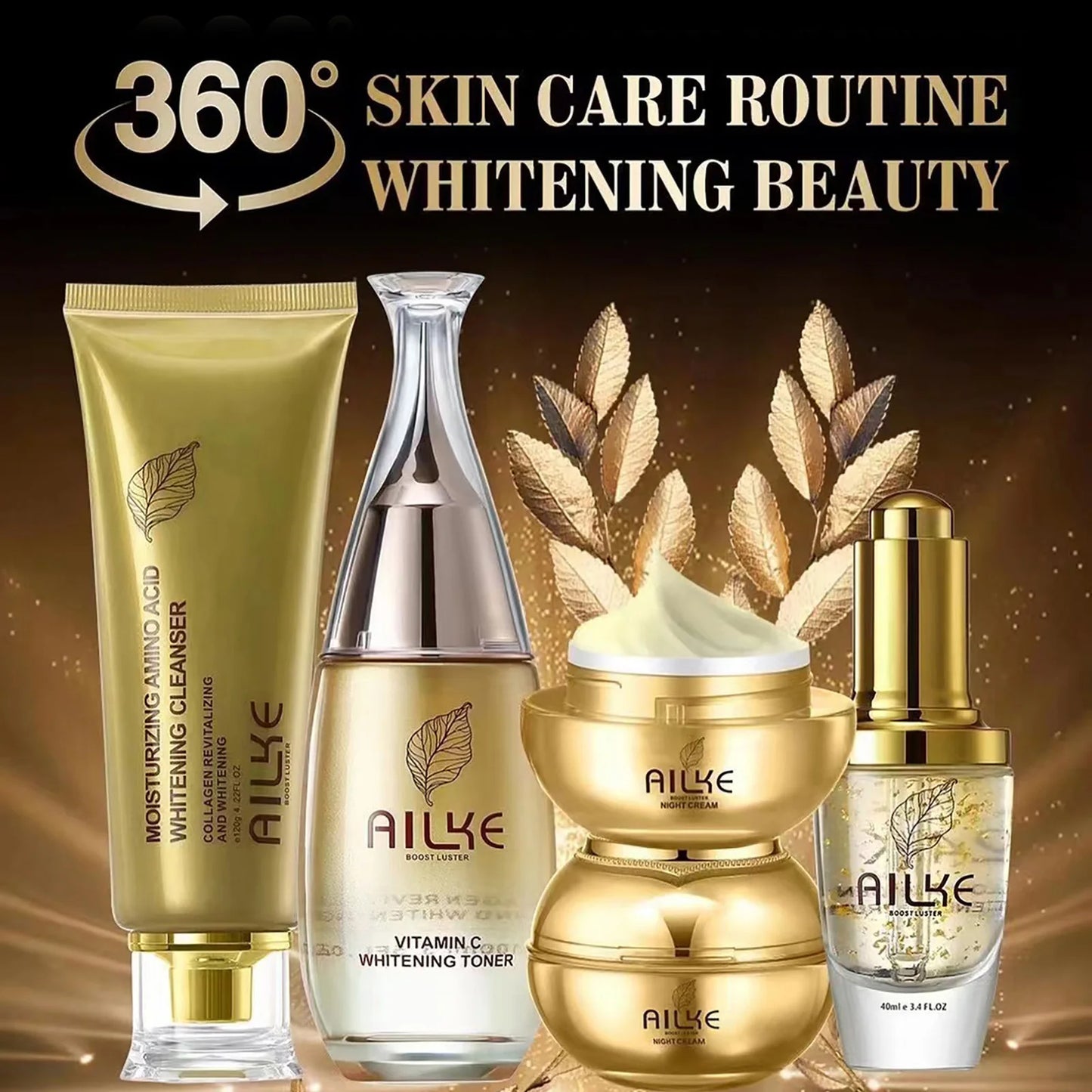 AILKE Whitening Moisturizing Facial Skin Care Set For Women