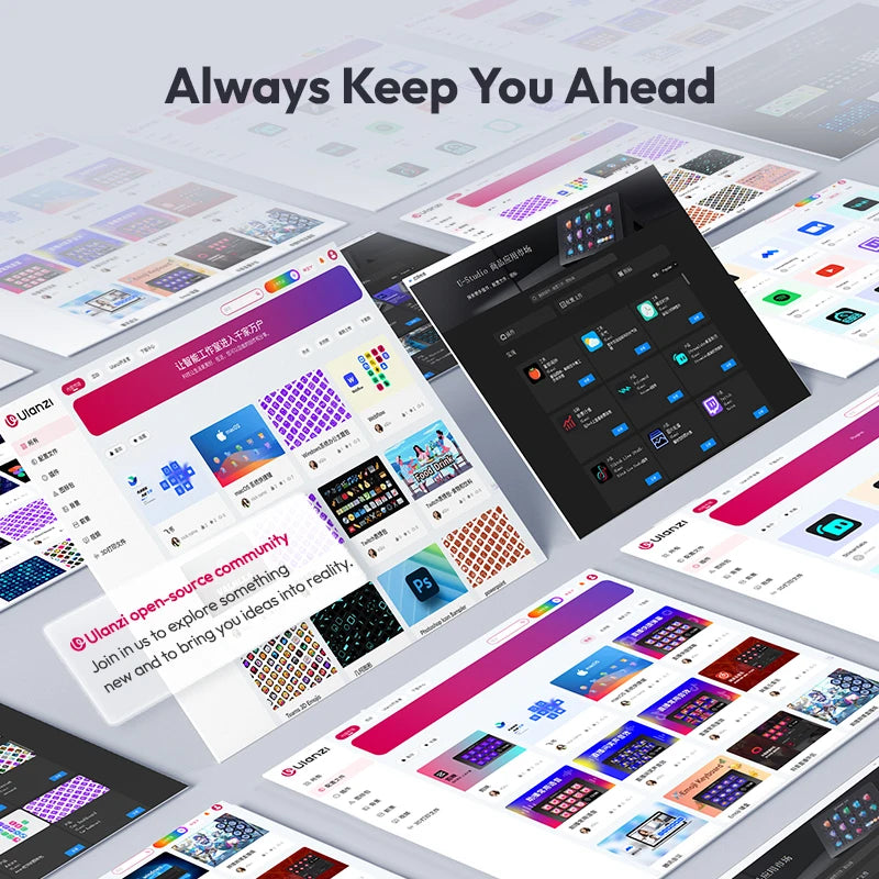 Ulanzi D200 Live Streaming Controller With 13 LCD Keys