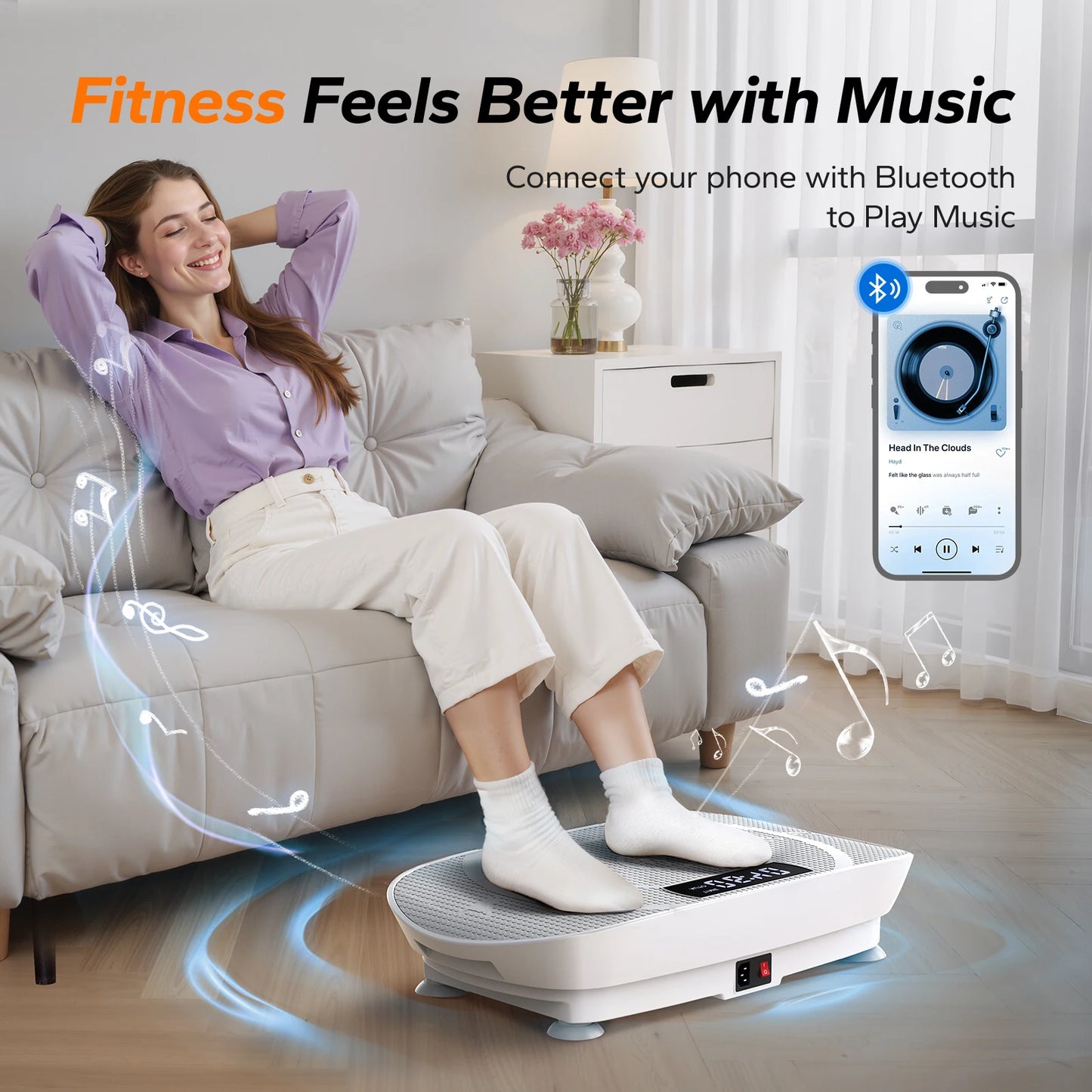 Merach Vibration Plate Exercise Machine For Body Workout