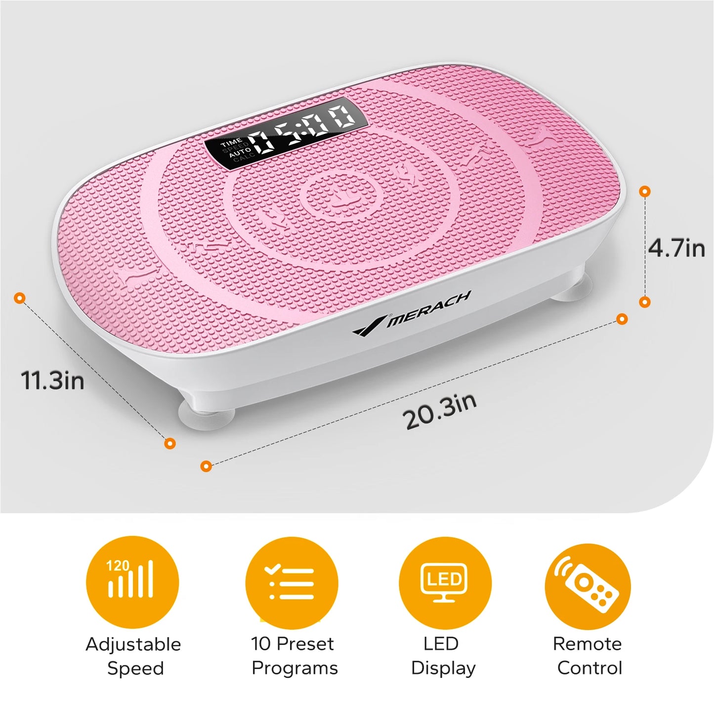 Merach Vibration Plate Exercise Machine For Body Workout