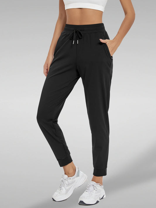 Womens High Waisted Joggers With Pockets For Workout