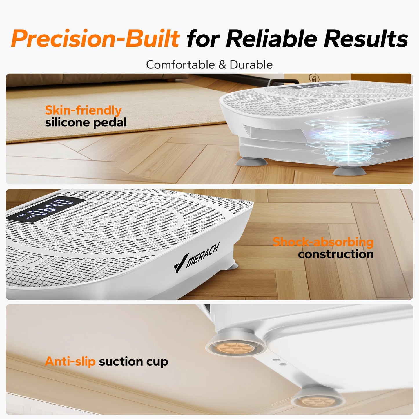 Merach Vibration Plate Exercise Machine For Body Workout