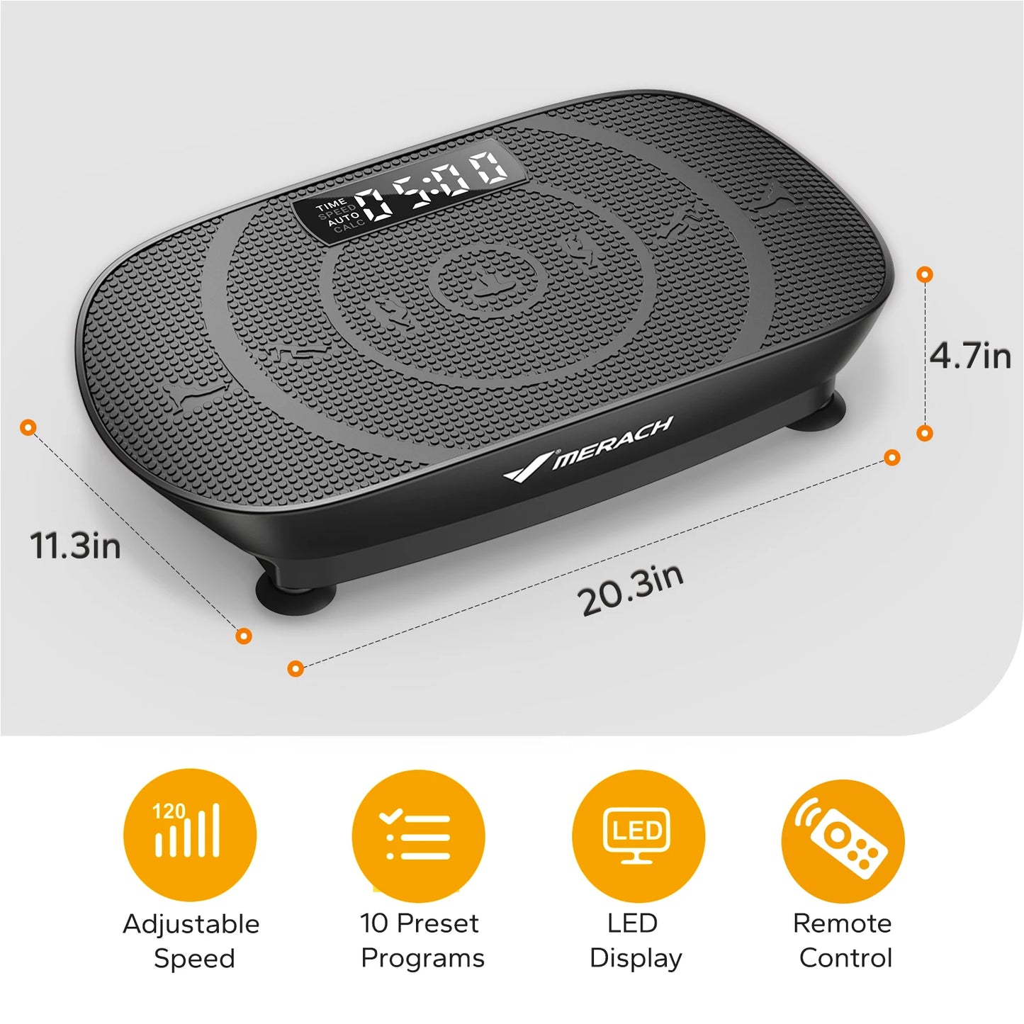 Merach Vibration Plate Exercise Machine For Body Workout