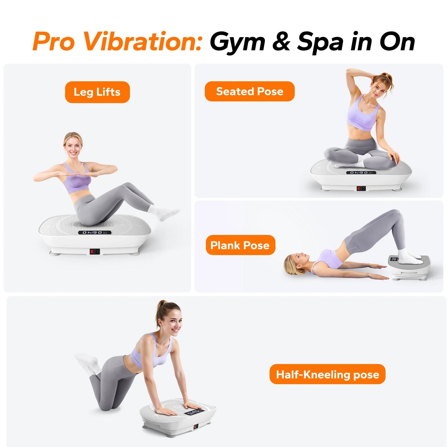Merach Vibration Plate Exercise Machine For Body Workout