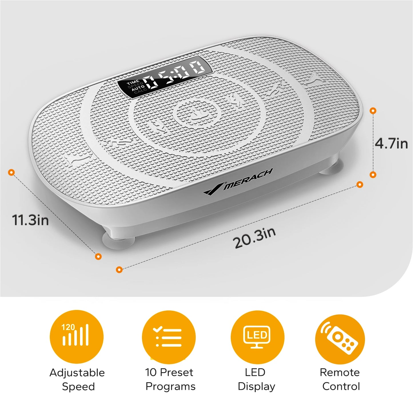 Merach Vibration Plate Exercise Machine For Body Workout