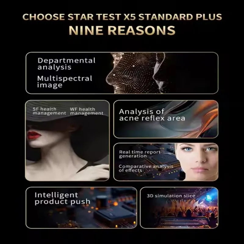 Emszero AI 3D Skin And Scalp Analyzer With Microbial UV