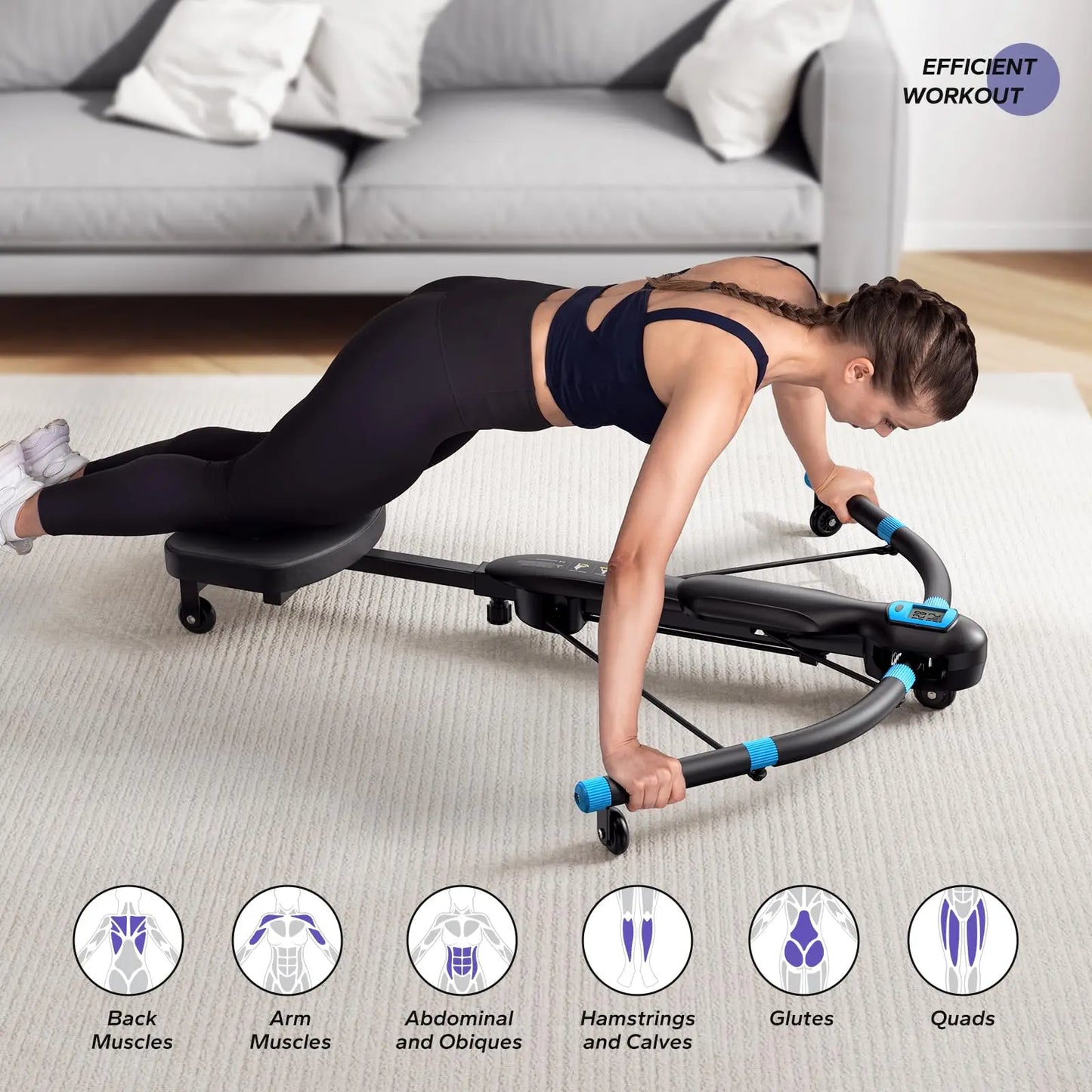 MERACH Core Trainers Ab Machines Rowing Machine For Home Gym