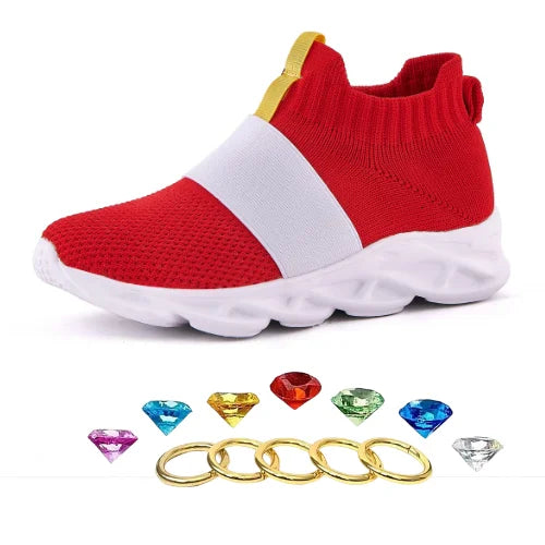 Sonic Kids Running Shoes Unisex Lightweight Henan Brand