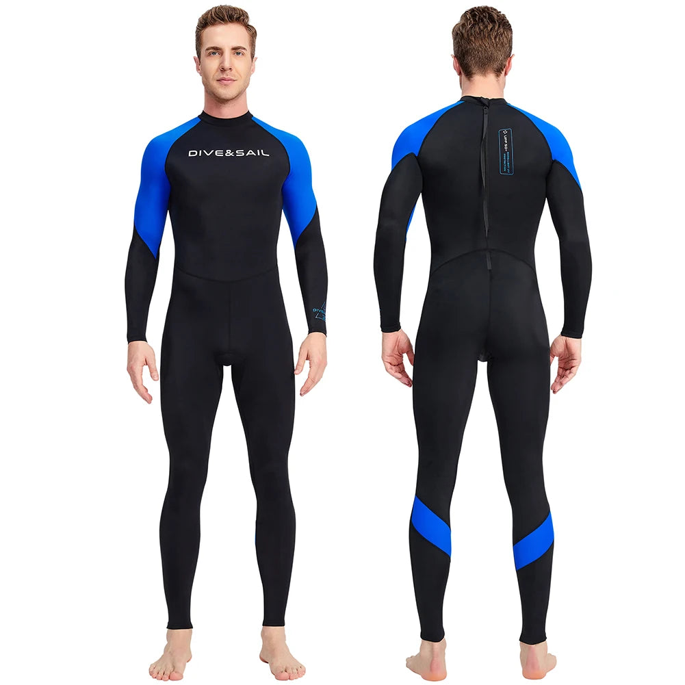 Fit Mens Hooded Wetsuit One Piece Long Sleeve For Surf Scuba Diving Elite Performance