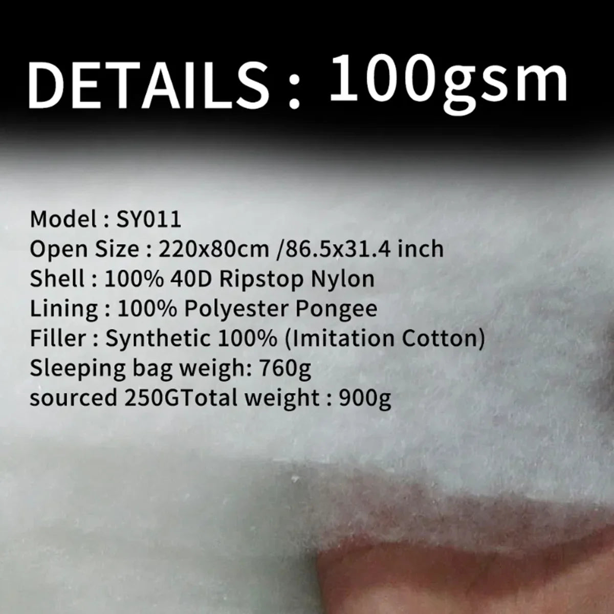 Kamperbox Camping Sleeping Bag Outdoor Camping 3 Season Sleeping Bag Camping