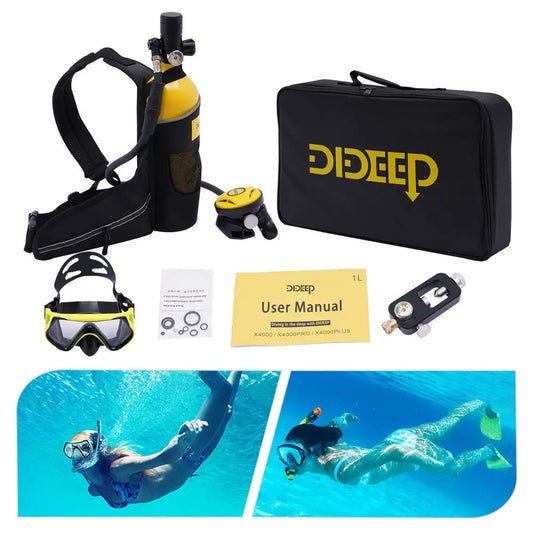 Hign-concerned Reusable Mini Scuba Tank for 15-20 Minutes Breathing