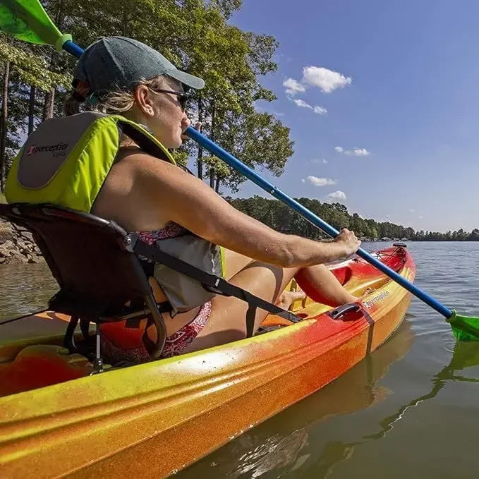 XMSJ Tribe 9.5 Sit On Top Kayak Recreational Polyethylene Mystic Color With Adjustable Framed Seat