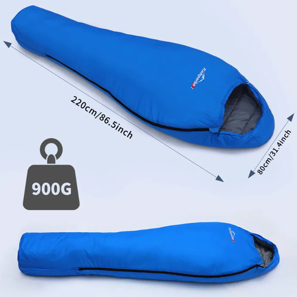 Kamperbox Camping Sleeping Bag Outdoor Camping 3 Season Sleeping Bag Camping