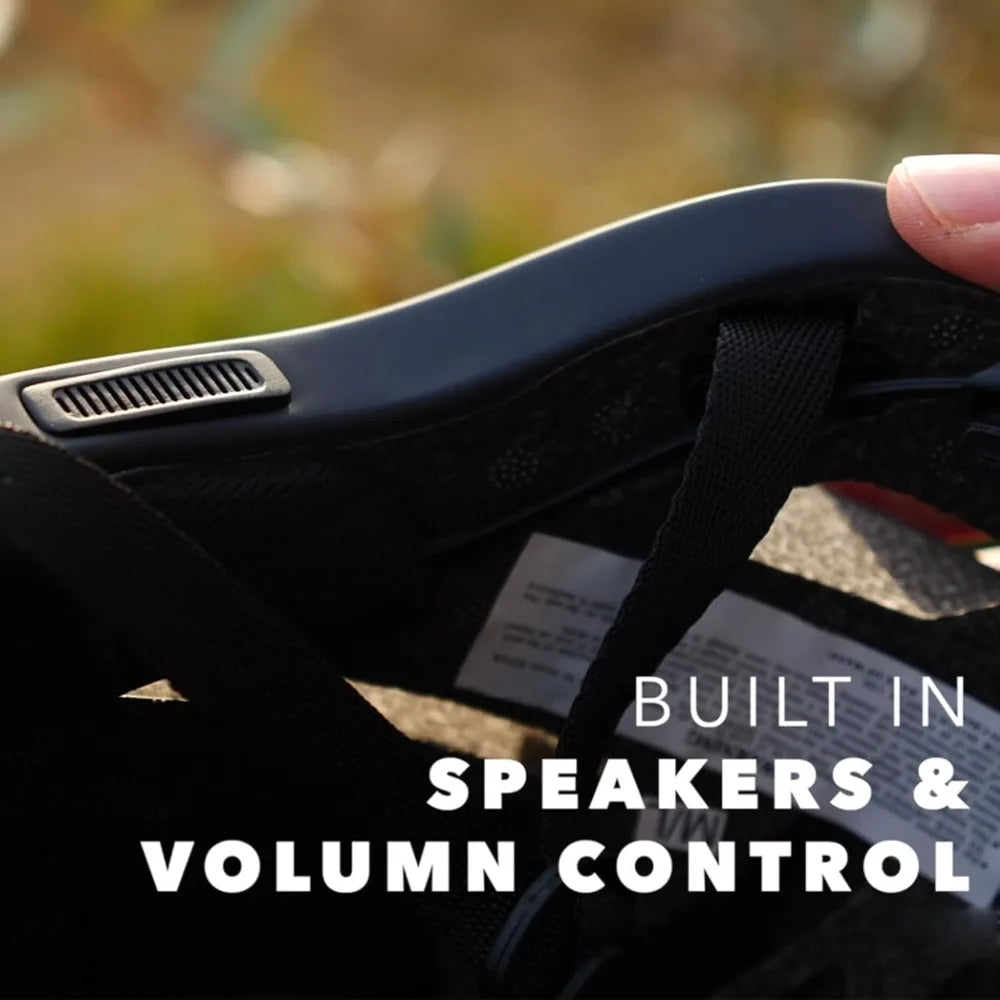 Smart Bike Helmet With Built In Speakers And LED Signals