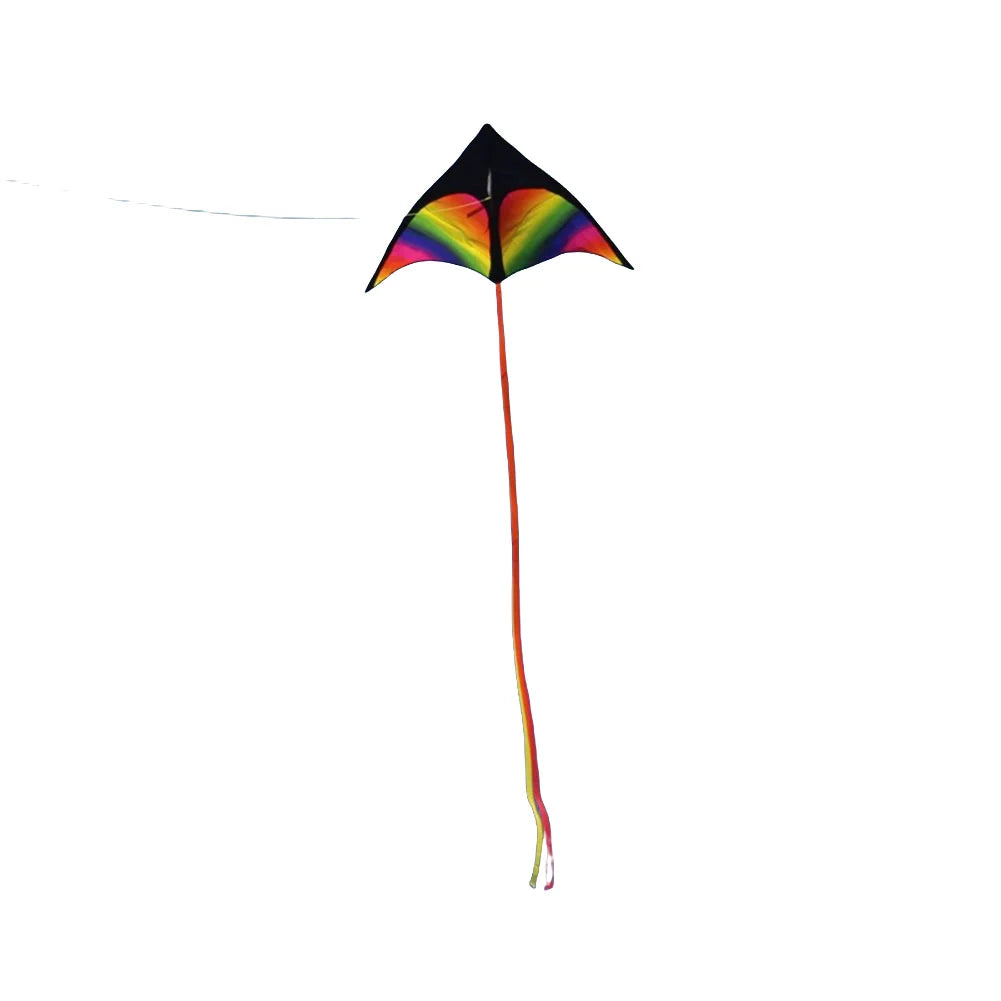 2x3m Tail Big Triangle Kite Easy To Fly Large Kite Toy with Wire Board Primary Stunt Kite Enhance Coordination for Boys Girls