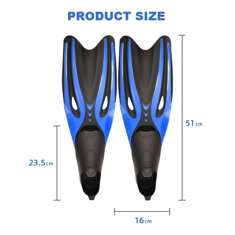 Choice Professional Non Slip TPR Diving Fins For Snorkeling