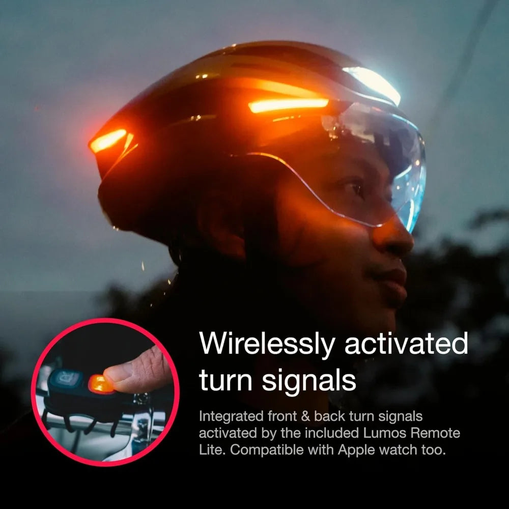 Smart Bike Helmet With Front And Rear LED Lights App