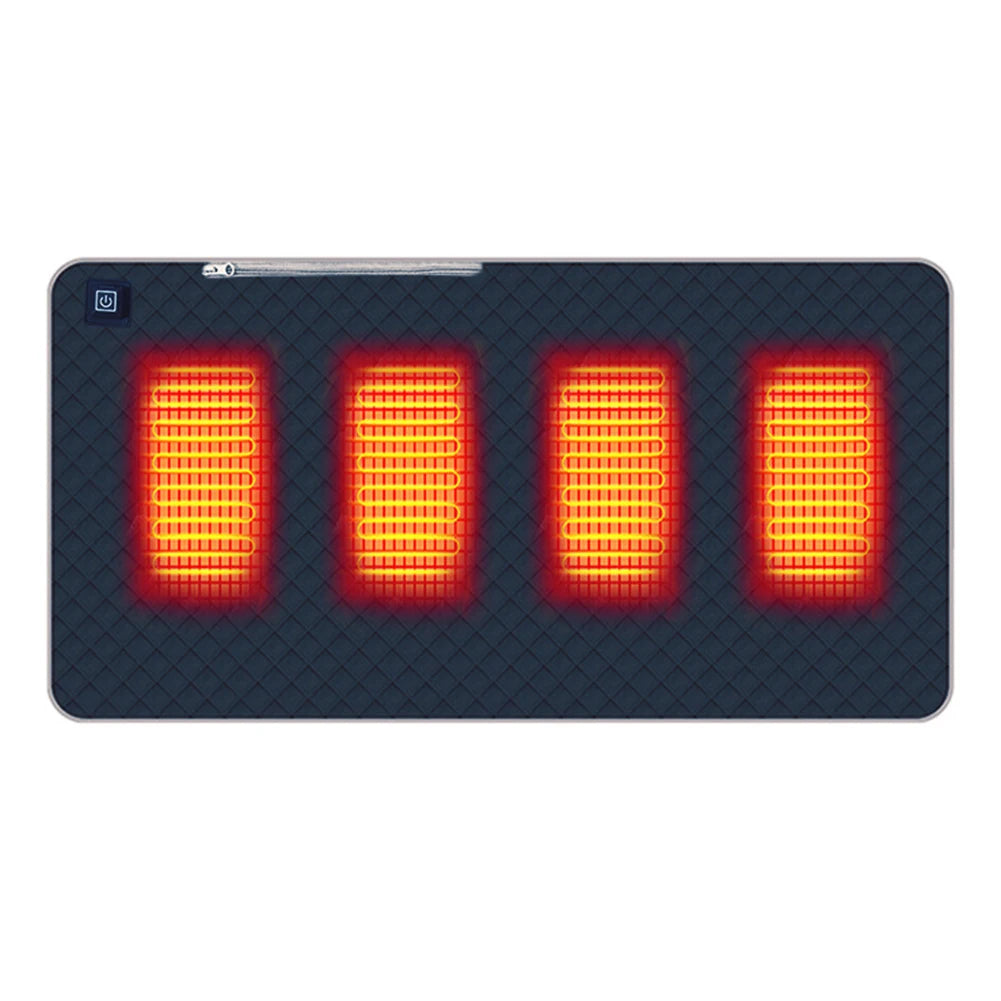 Mojoyce 4 Heated Areas Camping Chair Heated Cushion Portable Heating Pad With Three Temperature Settings For Winter