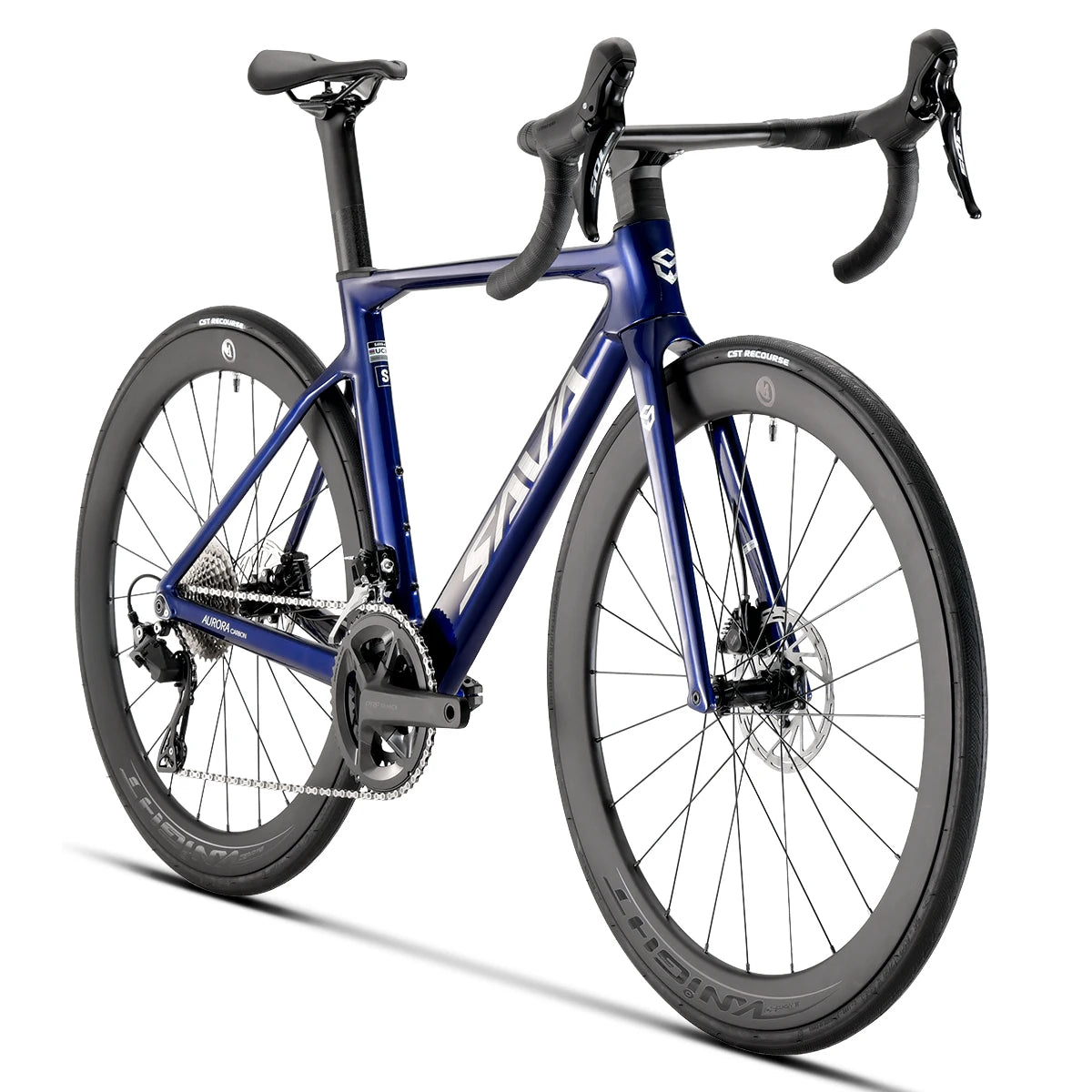 SAVA A7L Pro Carbon Fiber Road Bike, 700C Adult Racing Model, Equipped with Shimano 105 R7120 Groupset, 24-Speed Hydraulic Brake