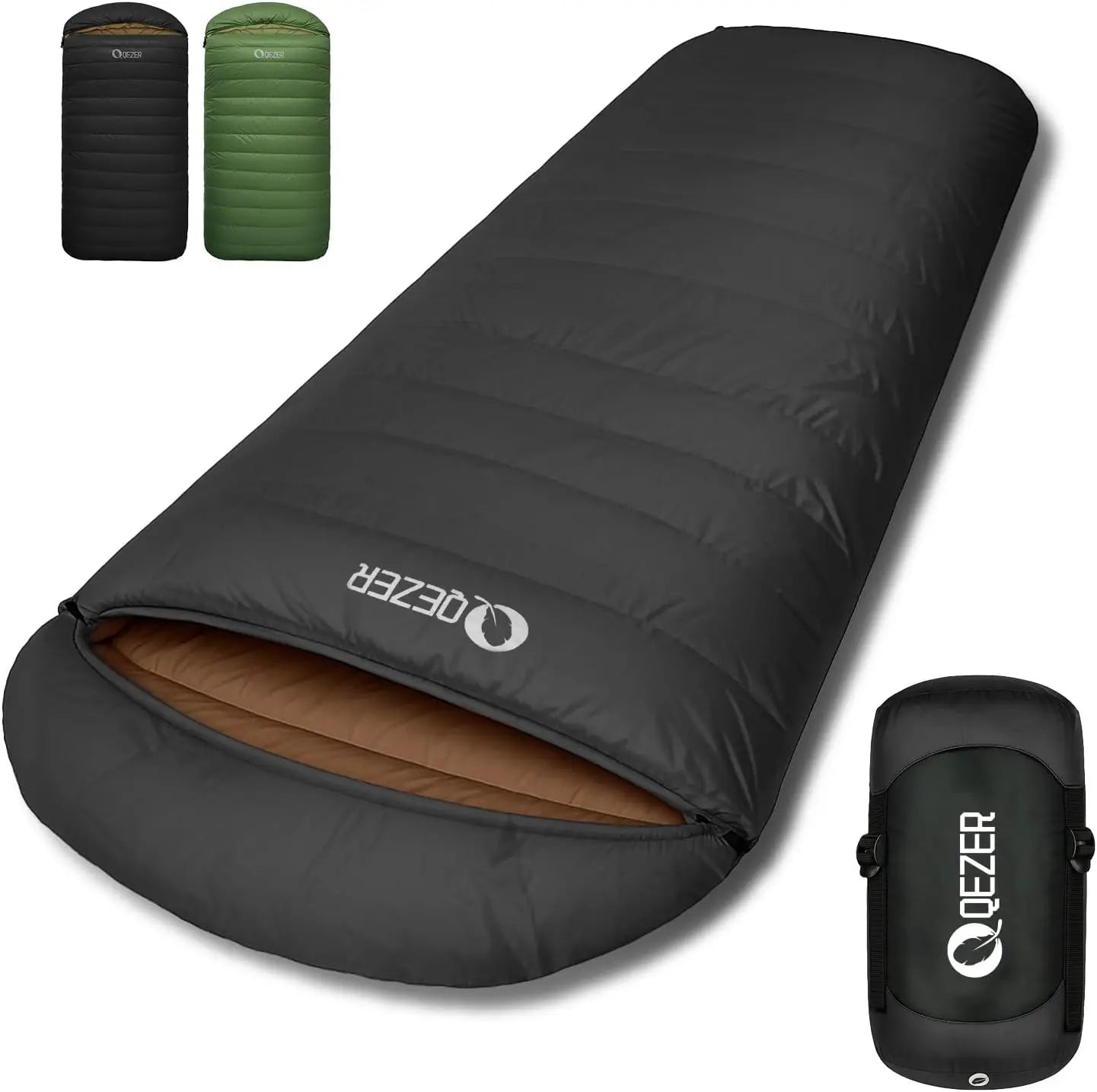 XL Sleeping Bag Suitable for 4 Seasons Oversized Ultralight Backpacking Sleeping Bag for Adults Great for Camping and Hiking