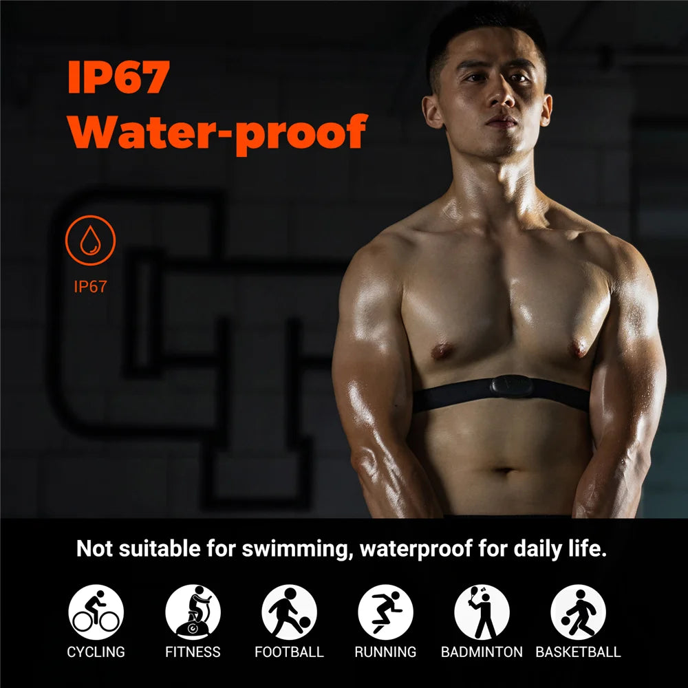 COOSPO H6M Chest HR Monitor Strap Bluetooth ANT Waterproof
