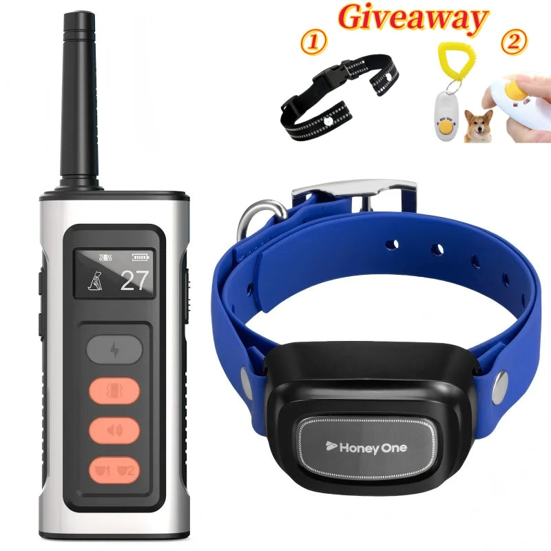 YHLC 3500Ft Digital Dog Training Collar Waterproof Remote