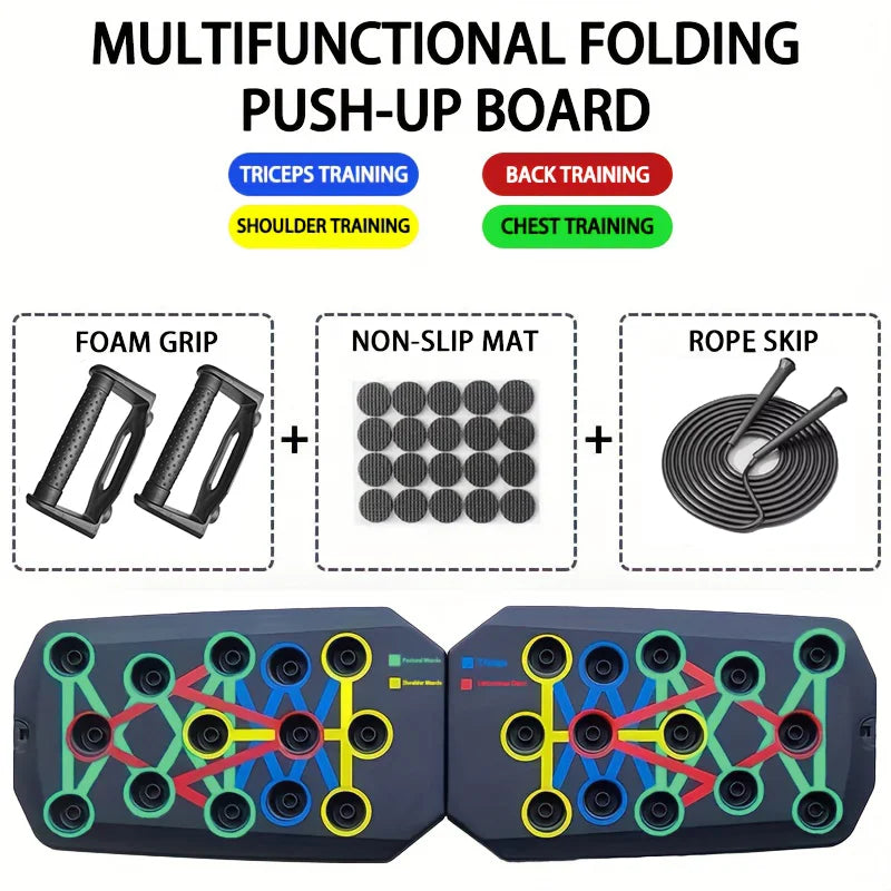 Function Push Up Board Set Portable Multifunctional Fitness