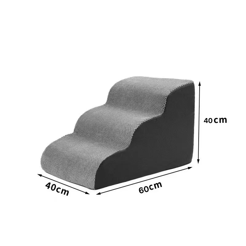 Choice Curved Dog Stairs Ramp for High Beds Non Slip