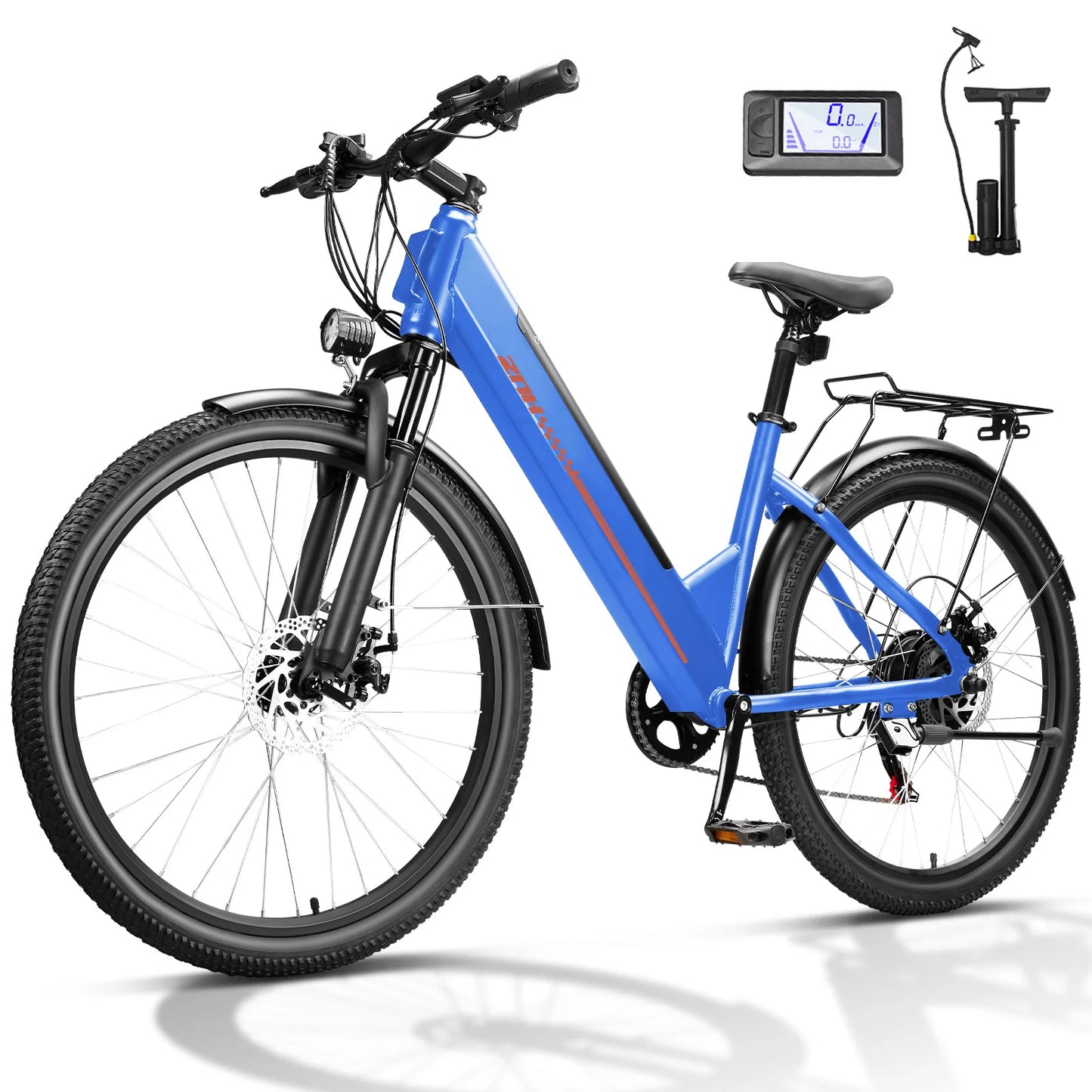 1000W Peak Motor Electric Bicycle for Adult,26" Tires 50Miles Range Electric Bike,20MPH,48V Battery E-bike