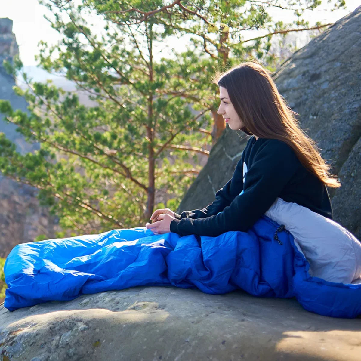 Kamperbox Camping Sleeping Bag Outdoor Camping 3 Season Sleeping Bag Camping