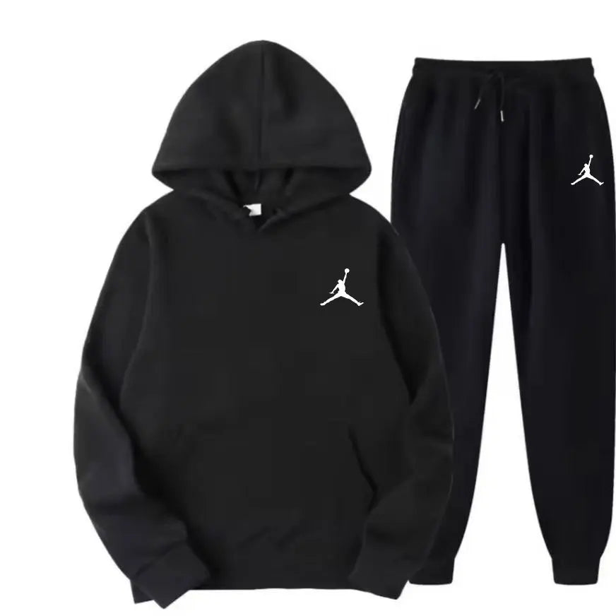 CN Jiangxi Casual Hoodie Set for Men and Women Two Piece