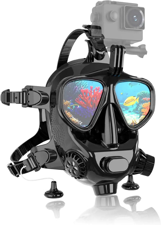 Full Face Dive Mask Snorkeling With 180 Degree View
