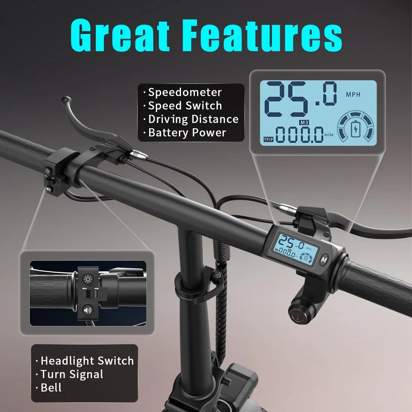 K11 Foldable Electric Scooter With Trunk 650W Peak Range