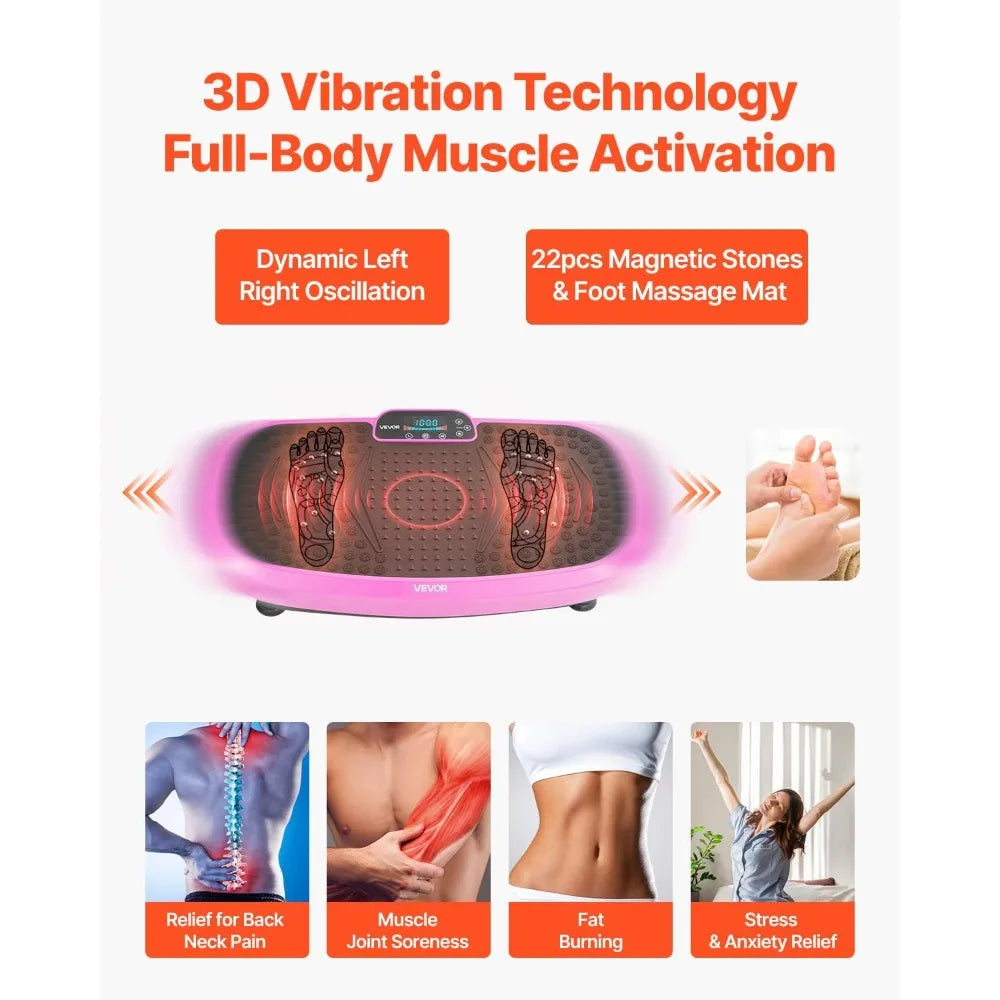 SHXI Vibration Plate Exercise Machine Whole Body Shaker
