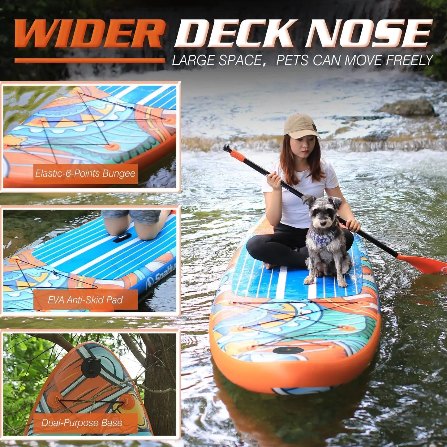 Spatium Inflatable Paddle Board, Stand Up Paddle Board, Suo Board with Premium Sup Accessories, Paddle Board For Adult