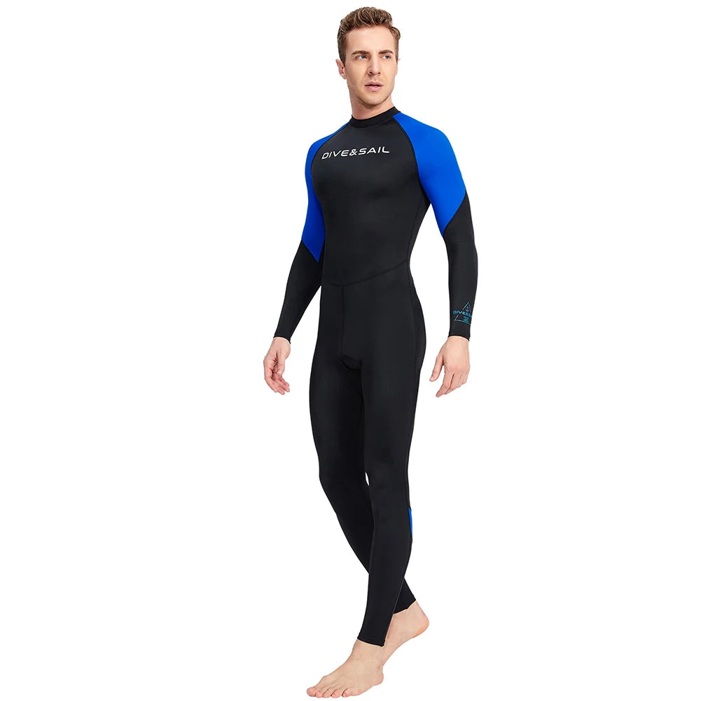 Fit Mens Hooded Wetsuit One Piece Long Sleeve For Surf Scuba Diving Elite Performance