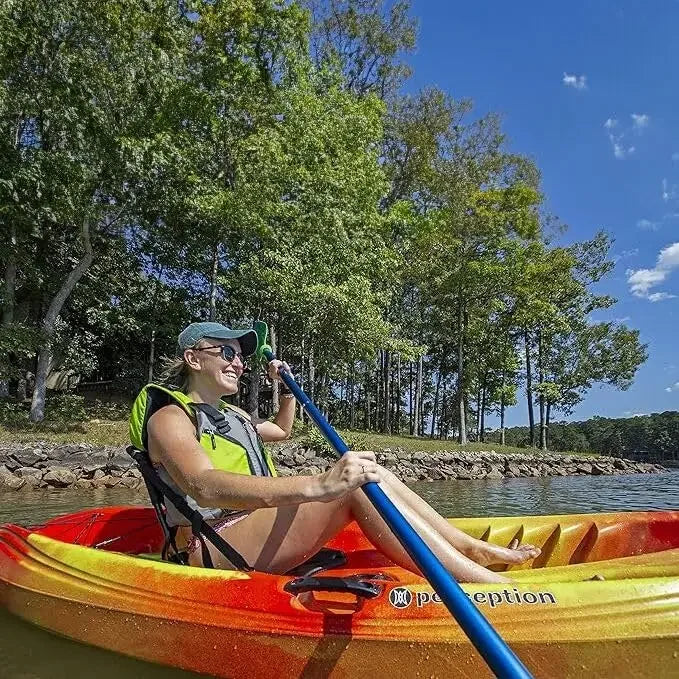 XMSJ Tribe 9.5 Sit On Top Kayak Recreational Polyethylene Mystic Color With Adjustable Framed Seat