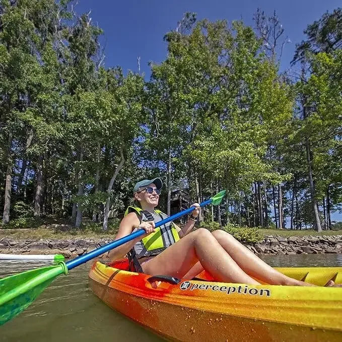 XMSJ Tribe 9.5 Sit On Top Kayak Recreational Polyethylene Mystic Color With Adjustable Framed Seat