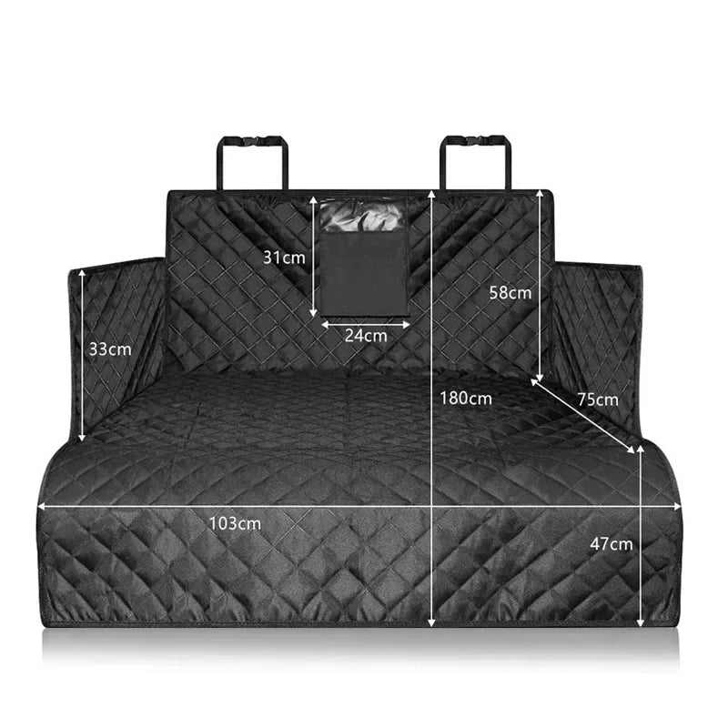 Waterproof Dog Car Seat Cover Hammock Trunk Transporter Pad