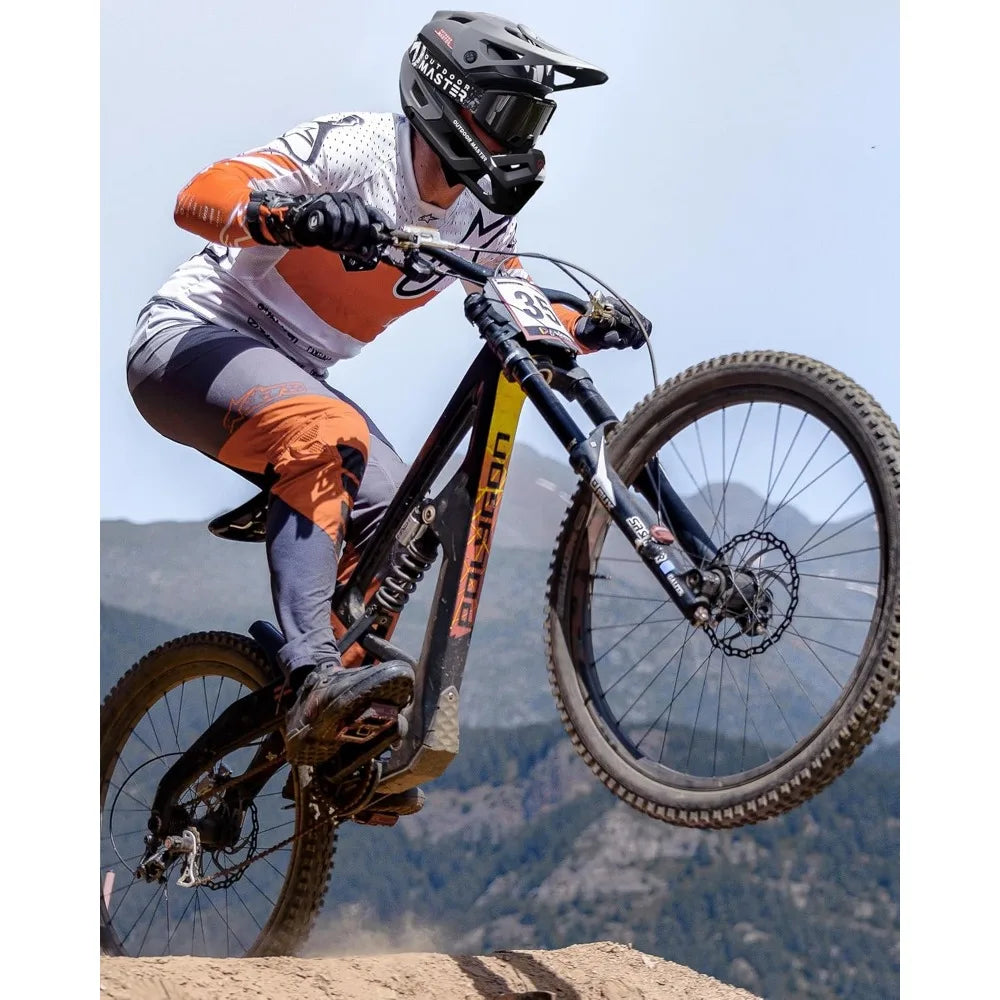 High Concerned Mountain Bike Full Face Helmet Chin Pads