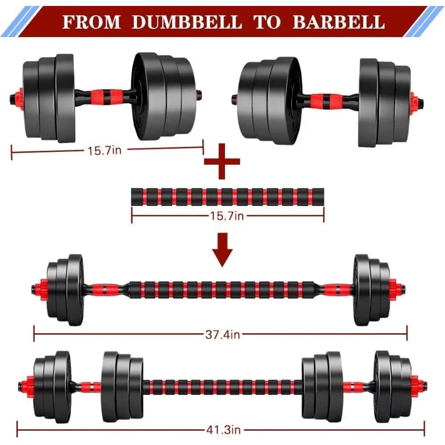 Hign-concerned Adjustable Dumbbell Set Free Weights