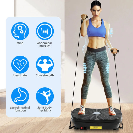 Vibration Plate Exercise Machine Whole Body Workout Platform