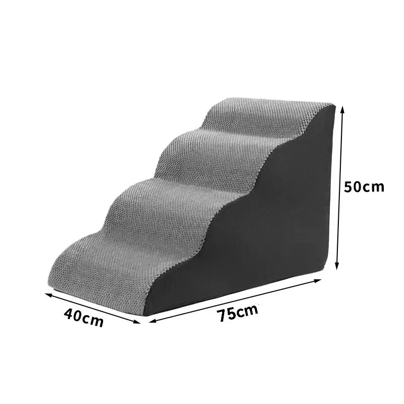 Choice Curved Dog Stairs Ramp for High Beds Non Slip