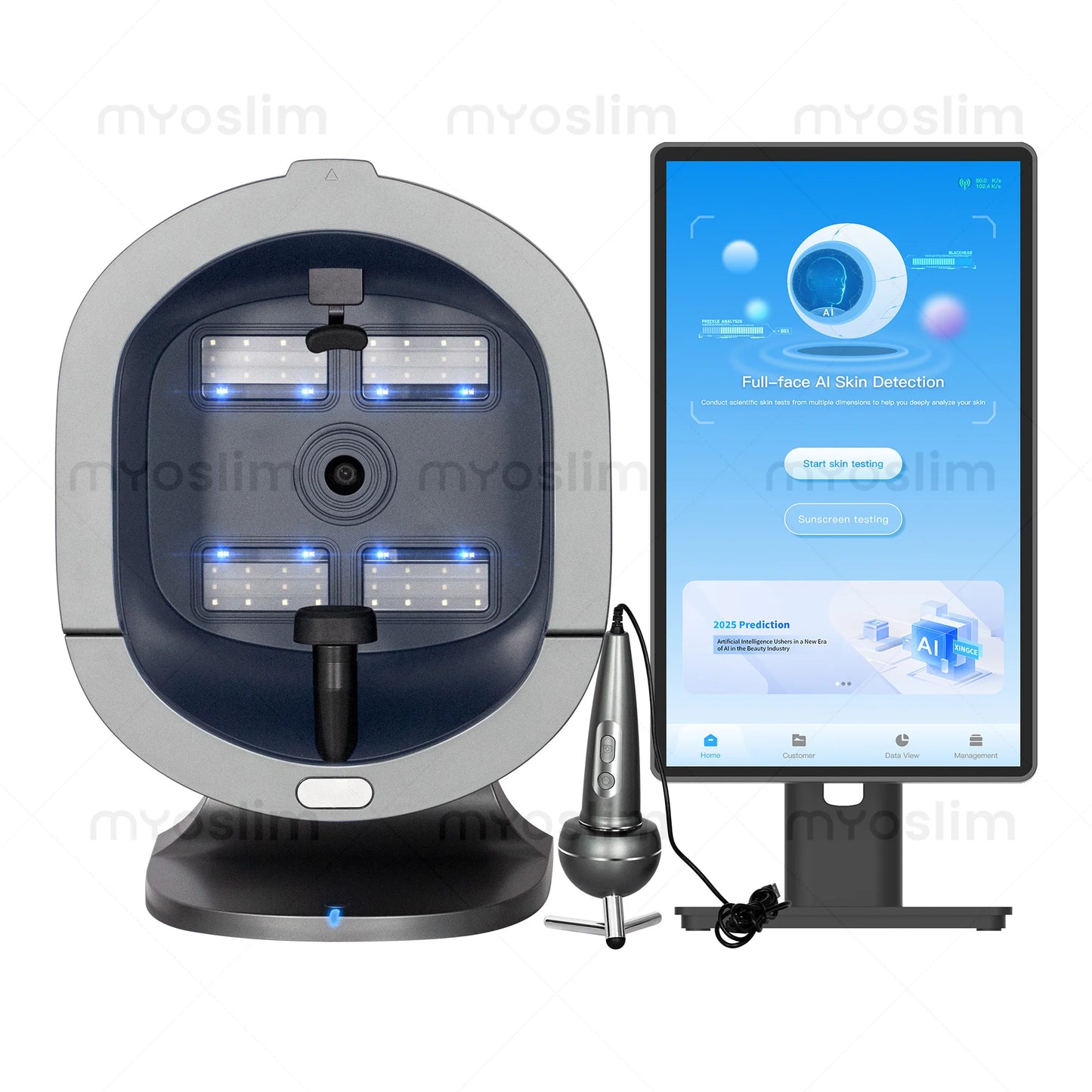 Myoslim 3D AI Facial Skin Analyzer for Hair Diagnosis